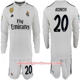 Maillot/Tenue Real Madrid ASENSIO 20 Enfant Domicile 2018/2019 Manche Longue